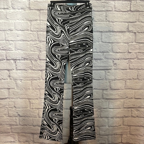 Zara marbled knit sweater pants - Picture 4 of 8